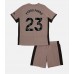 Tanie Strój piłkarski Tottenham Hotspur Pedro Porro #23 Koszulka Trzeciej dla dziecięce 2023-24 Krótkie Rękawy (+ szorty)